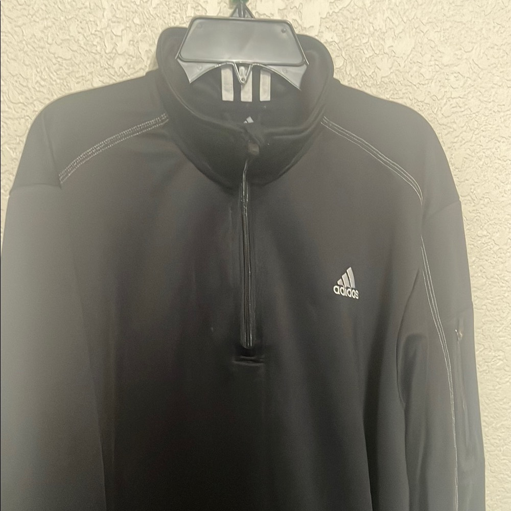 Adidas Black Performance Jacket With High Collar … - image 1